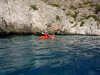 kayaking Agistri coast