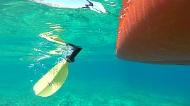 Kayak from below