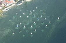 Anchored boats near Hagnau