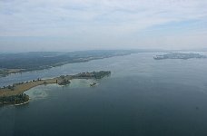 View through panorama rear window