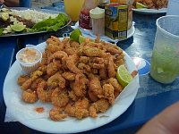 Fried shrimps