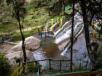 Water piped onto viewing platform