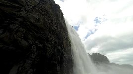 Waterfall from boat