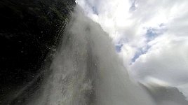 Waterfall from boat