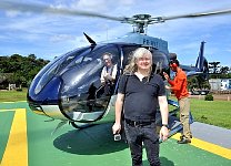 Iguazu sightseeing helicopter and me