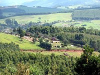 Pedra Bela Pousada from hill