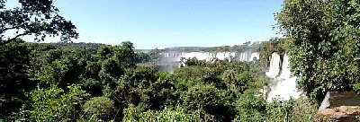 Iguazu waterfall panorama