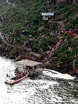 Sightseeing in inflateable boats from Argentinian side