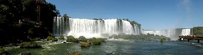 Iguazu waterfall panorama
