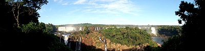 Waterfall panorama