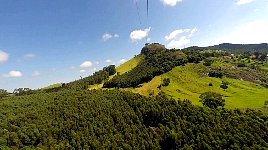 View from zipline