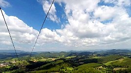 View from zipline