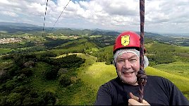 View from zipline