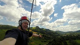 View from zipline