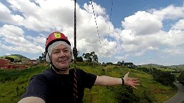 View from zipline