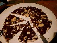 Chocolade pizza