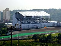 Near empty grandstand