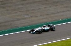 Hamilton during training session