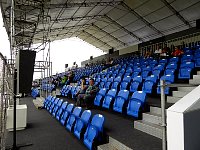 Grandstand during F1 training