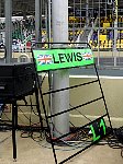 Lewis Hamilton pit sign