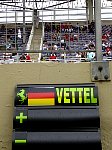 Sebastian Vettel pit sign