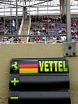Sebastian Vettel pit sign