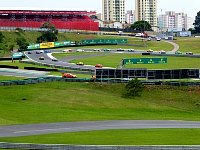 Mercedes Benz Challenge cars on track