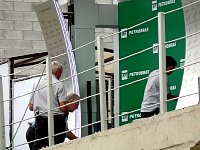 Podium, being polished