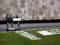 Nico Rosberg victory lap