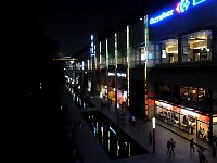 Shenzhen central walk, park on top of shopping mall