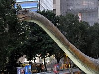 Hong Kong square animated dinosaur