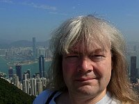 Hong Kong skyline and me