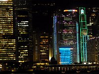 Hong Kong skyline at night