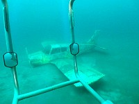 Sunken Piper plane