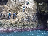 Coasteering jump site
