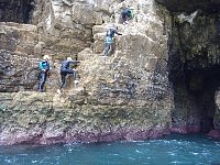 Coasteering jump site