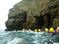 Coasteering 'centipede'