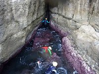 Tight passage between the rocks