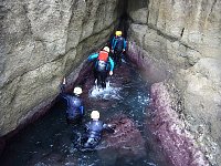 Tight passage between the rocks