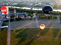 Balloons starting from Ostragehege