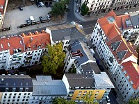 Shared rooftop terrace