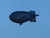 Blimp with 360 camera hanging below