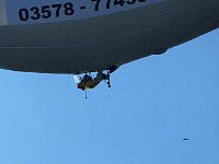 Blimp with 360 camera hanging below