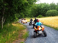 Quads on gravel track near Dresden