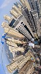 Dubai zipline top view