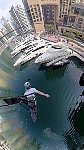Dubai ziplining top view
