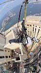 Dubai ziplining top view