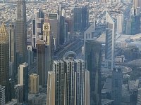 Burj Khalifa view towards the Museum of the Future