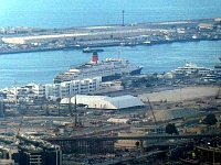 Burj Khalifa view towards the QE2