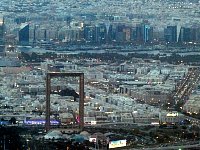 Burj Khalifa view towards Dubai Frame